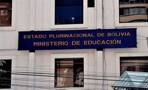 ministerio de educacion en bolivia