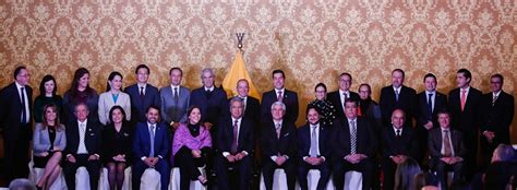 ministros actuales de ecuador