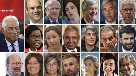ministros do atual governo de portugal