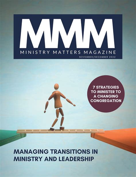 ministry matters this week
