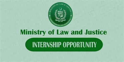 ministry of law and justice internship