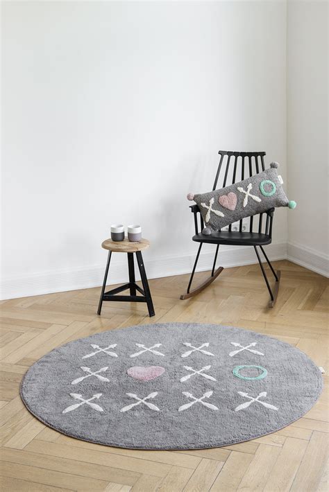 Minividuals waschbarer Teppich „Federn" KidsWoodLove