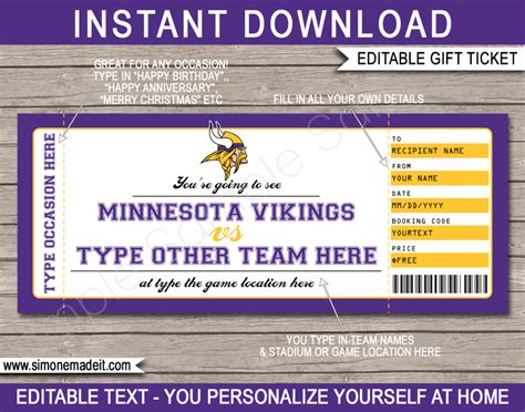 minnesota vikings game ticket deals