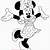 minnie mouse coloring sheets vector