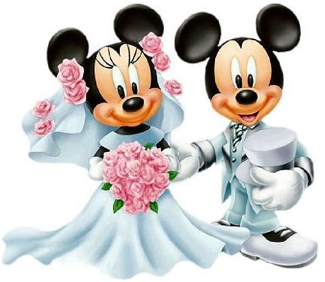 minnie e topolino sposi