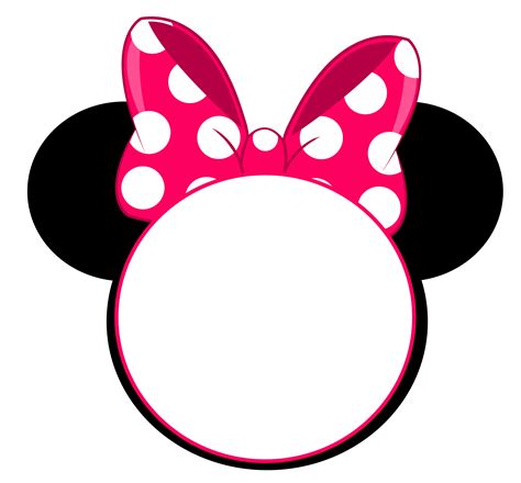 Minnie Mouse Head Template Printable