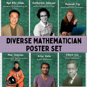 Minority Mathematician Posters Printable