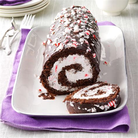 Candy Cane and Peppermint Candy Recipes For the Mint Lover Yule log