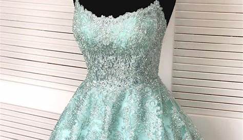 Mint Green Hoco Dress Stunning Satin A Line Slit Sage Prom es