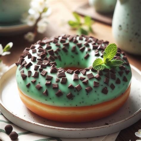 Mint Bar Donut