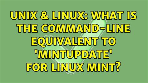 Mint Equivalent For Linux