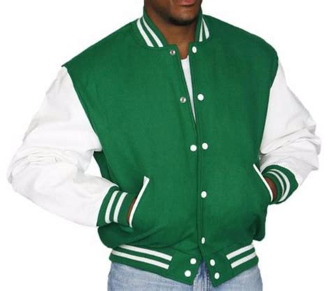 Mint Green Letterman Jacket