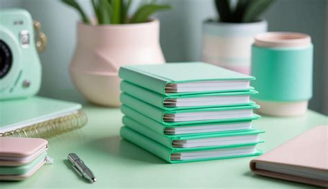 Mint Green Notebooks