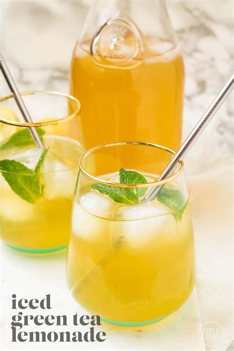 Mint Green Tea Lemonade