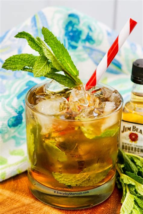 mint julep recipe using mint simple syrup