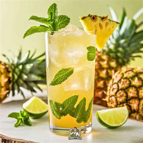 Mint Pineapple Cocktail