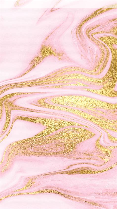 Mint Pink Gold Wallpaper