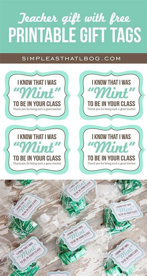 Mint To Be Free Printable
