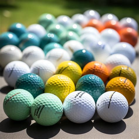 mint used golf balls
