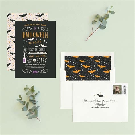 Minted Halloween Invitations