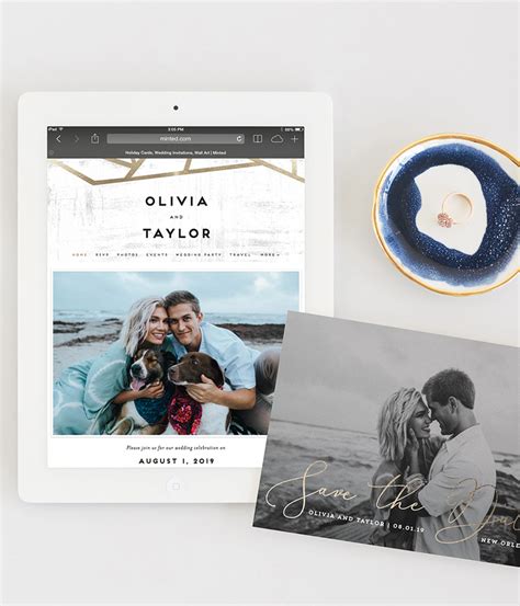 Minted Wedding site
