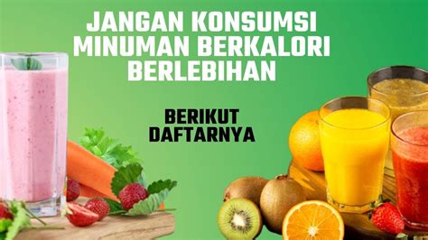 minuman berkalori tinggi