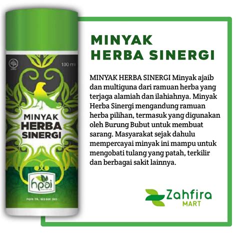 Minyak Herbal Sinergi Untuk Apa