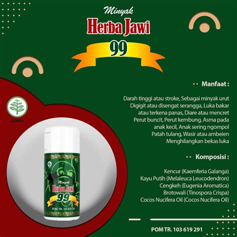 Minyak Herbal Jawi 99: Review, Tips, Dan Tutorial