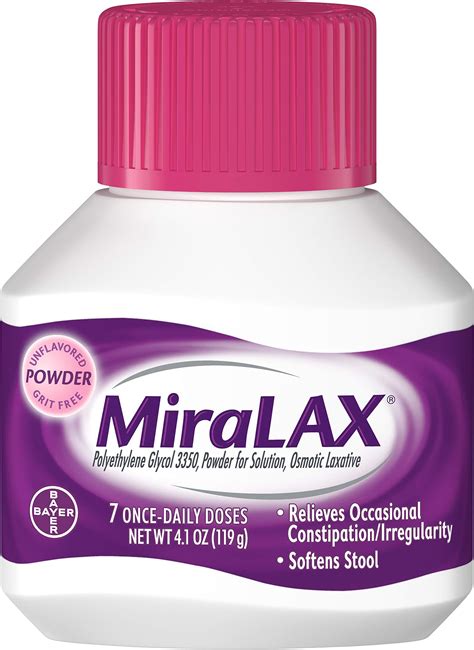 Miralax 12 oz: Effective Relief for Constipation Symptoms
