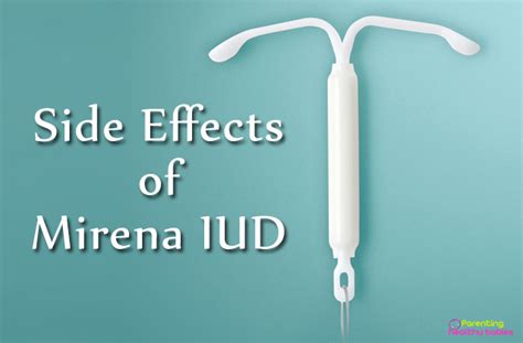mirena iud replacement side effects