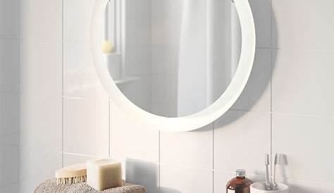 Miroir A Led Ikea IKE Mirror Transformed With Chic LED Lighting