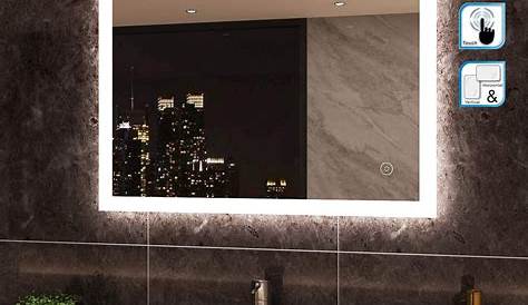 Miroir salle de bain rectangulaire 80 cm x 60 cm