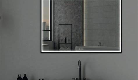 Miroir bordure noire Miroirs pour salle de bain et maison
