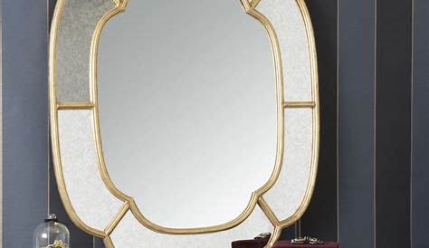 Miroir en métal doré H 99 cm MAGELLAN Maisons du Monde