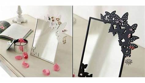 Miroir Porte Bijoux Tunisie Sans Marque & Doré 28.5 X 25 Cm à