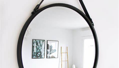 miroir rond métal noir Idées de Décoration intérieure