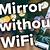 mirror my iphone to tv without wifi