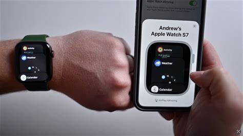 mirror apple watch to iphone