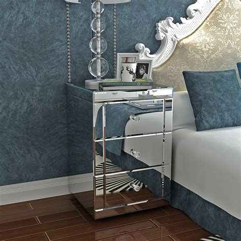 Mirror Bedside Table Amazon