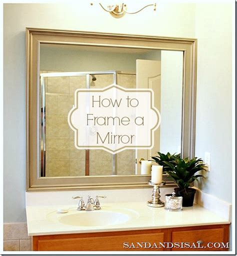 Mirror Framing Ideas Bathroom