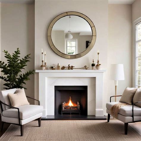 Mirror In Fireplace