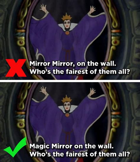 Mirror Mirror Mandela Effect