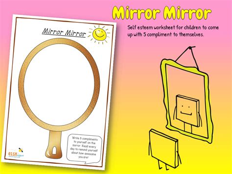 Mirror Mirror Self Esteem Printable