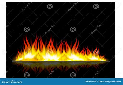 Mirror Reflection Fire