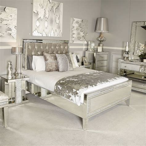 Mirrored Diamond Bedroom Set