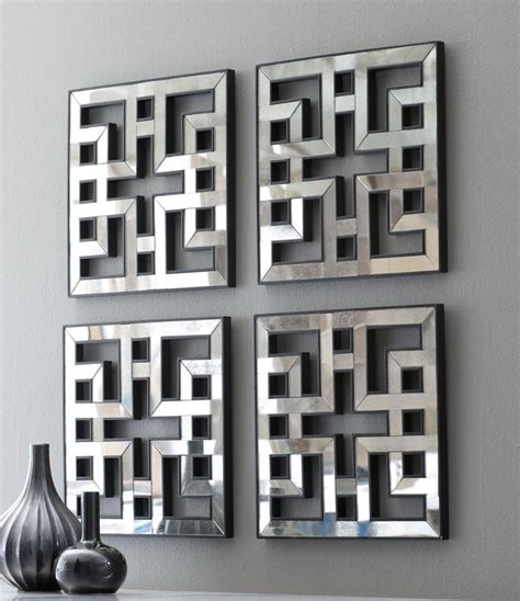 Mirrored Frame Wall Art Set
