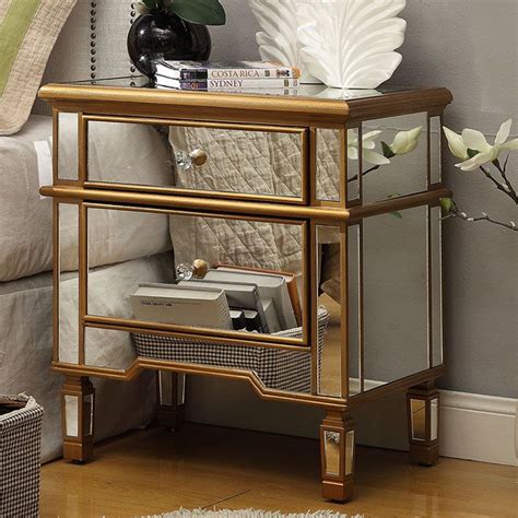 Mirrored Side Table Very