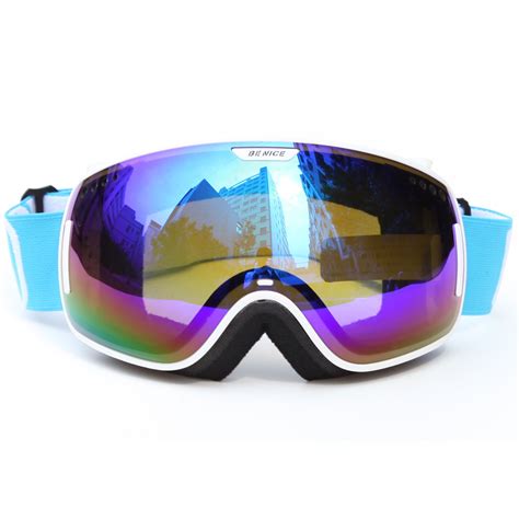 Mirrored Ski Goggles Blue