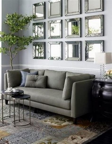Mirrors Above Sofa