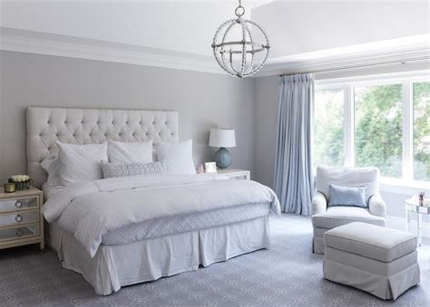 Mirrors Grey and Blue Bedroom